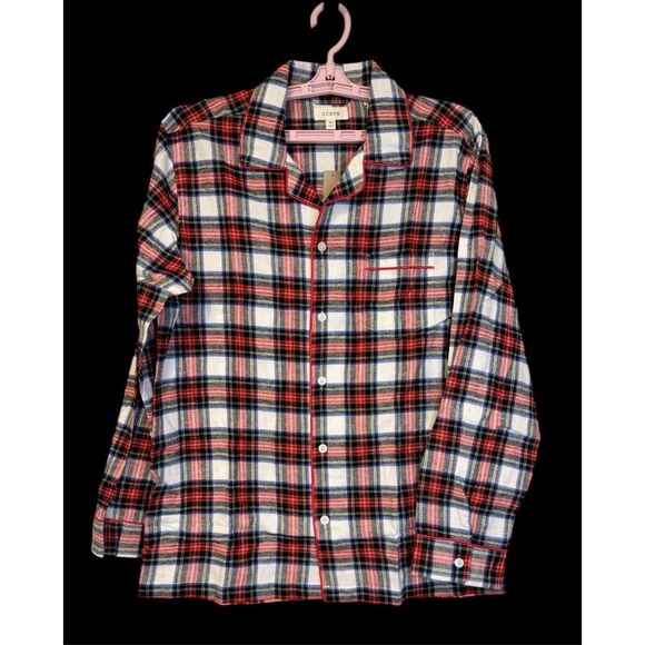 NWT!  J.Crew Men’s Flannel Tartan Plaid Pajama Set Sz. M Gifts for Men Holidays - Picture 3 of 15